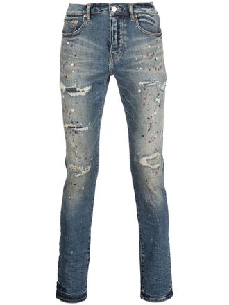 Purple Jeans dritti - Blu