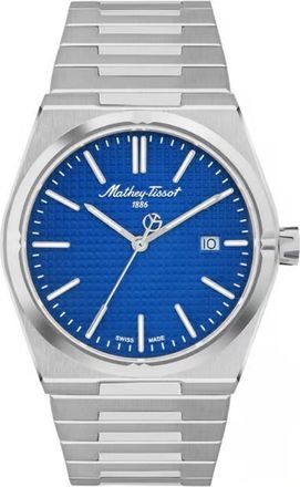 Mathey-Tissot Mens Zoltan Blue Dial Watch