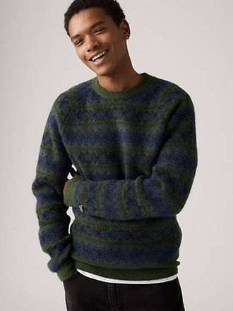 Levi's Presidio Raglan Sweater - Mens - S - Green