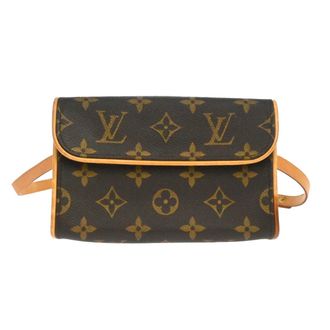 Louis Vuitton Florentine Waist Monogram Canvas Brown Canvas Handbag (Pre-Owned)