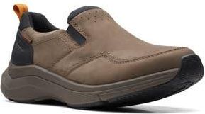 Clarks Wave 2.0 Waterproof Slip-On Sneaker in Dark Taupe at Nordstrom Rack, Size 10.5