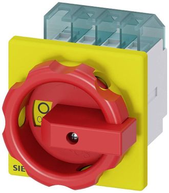 SIEMENS Interruptor Seccionador El&eacute;ctrico Rojo Y Amarillo