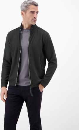 Lerros Sweatjacke LERROS Sweatjacke aus Baumwollmischgewebe, Herren, Gr. XXL, schwarz, 90% Baumwolle, 10% Polyester, Sweatjacken Sweatjacke