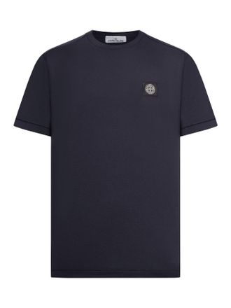 Stone Island SHORT-SLEEVE T-SHIRT WITH COMPASS PATCH - Stone Island - Man