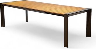 OEM Mesa De Jard&iacute;n Extensible Muro 200-320x100 Zumm Aluminio Antracita - Teca Homms