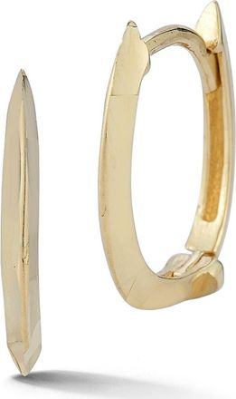 Ember Fine Jewelry 14K Gold Oval Huggie Hoop Earrings at Nordstrom Rack