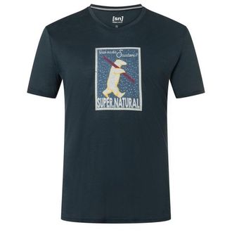 super.natural Sciatore Tee T-Shirt f&uuml;r Herren | blau