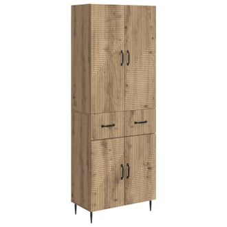 vidaXL Juego De Armarios 2 Uds. Roble Artisan Madera De Ingenier&iacute;a Vidaxl
