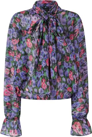 Pinko Blusa a fiori - Viola
