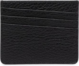 Maison Margiela Leren Kaarthouder - Heren - Portefeuilles - Zwart - ONE Size - Leer - Accessoires