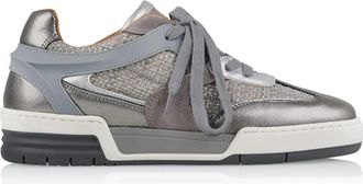 DWRS Buckby Sneakers - Dames - Sneakers - Grijs - 40 EU - Leer - Schoenen