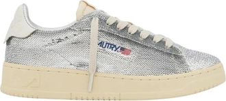 Autry Dallas Low - Dames - Sneakers - Grijs - 41 EU - Katoen - Schoenen