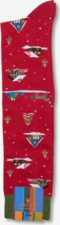 Gallo Lange Socken mit Fantasiemuster