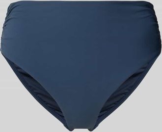 Barts High Waist Bikini-Hose mit Raffungen in Marine, Größe 38