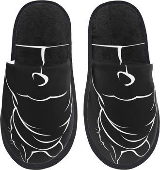 Generic House Slippers Animal Bulldog Unisex Fuzzy Slippers Reusable House Shoes For Women Ladies Home L