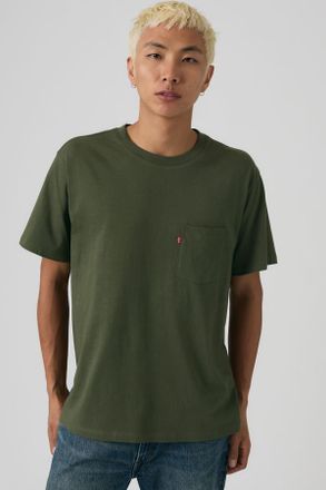 Levi's Everyday Pocket Tee - Men - L - Green / Deep Depths