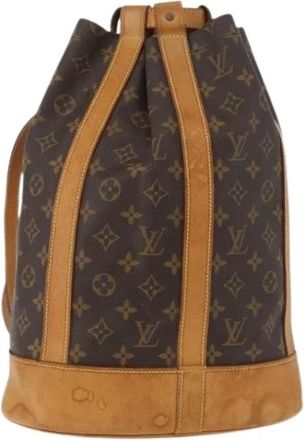 Louis Vuitton Pre-owned Bucket Bags, female, Brown, Size: ONE SIZE Pre-owned Monogram Canvas Bucket Bag