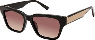 ANN TAYLOR ATP932 Polarized C01 Womens Sunglasses Black Size 51