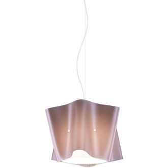 Linea Zero Suspensi&oacute;n De Metal Rosa En Metal Cromado Cm. 25x25h