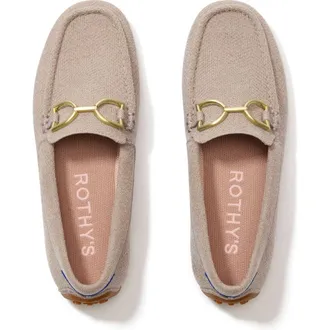 Rothy's The ReVelvet Double Bit Driver in Revelvet Dove at Nordstrom, Size 11.5
