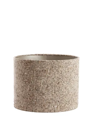 Light & Living Pantalla De L&aacute;mpara - Osire - Gris - Textil - &Oslash; - Light&living