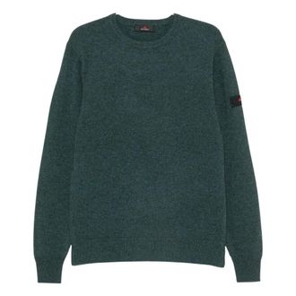 Peuterey Truien & Vesten, Heren, Groen, L, Trui met ronde hals en logo