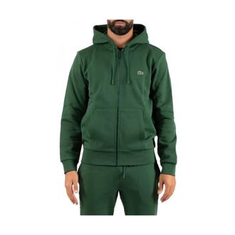 Lacoste Zip-throughs, male, Green, L, Zip-Through Hoodie