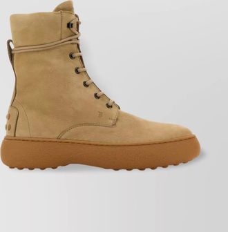 Tod's suede ankle boots