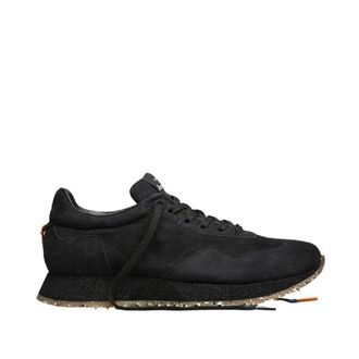 Barracuda Sneakers, male, Black, Size: 9 US Black Suede Rocket Sneakers