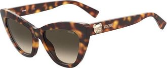 Moschino MOS122/S 05L/9K Womens Sunglasses Tortoiseshell Size 54