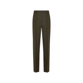 Max Mara Pant - female - Max Mara - Slim-fit Trousers - Brown - 2XS - Trousers