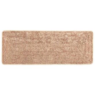 vidaXL Pasillo De Alfombra Marsa Amarillo 100 X 250 Cm Poli&eacute;ster Y Pvc Vidaxl