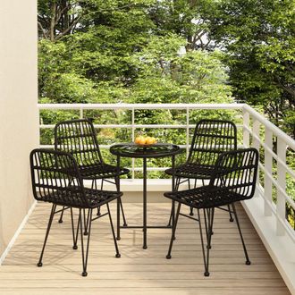 vidaXL Furniture Limited - Juego De Comedor De Jard&iacute;n 5 Piezas Rat&aacute;n
