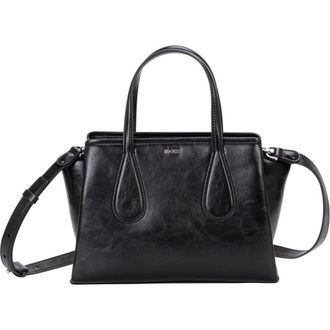 BOSS Small Liriel Faux Leather Tote in Blk at Nordstrom Rack