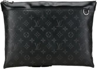 Louis Vuitton Pre-owned Canvas clutches - Dames - Vintage Clutch - Zwart - ONE Size - Vintage