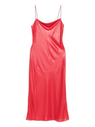 Patrizia Pepe georgette dress - women - Polyester - 40 - Red