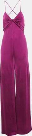 Ralph Lauren Violet Jersey Strappy Jumpsuit