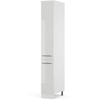 Vicco Armario de farmacia Fame-Line, Blanco alto brillo, 30 cm