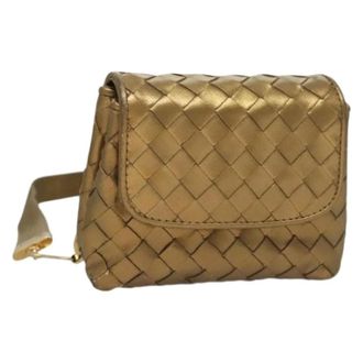Bottega Veneta Pre-owned Belt Bags, female, Yellow, Size: ONE SIZE Pre-owned Vintage Shoulder Bag