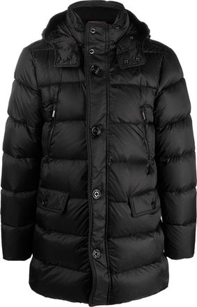Moorer GORNER-SH padded coat - men - Down/Polyamide/Polyamide/Polyester - 54 - Black