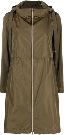 Herno Parkas, female, Green, Size: 4XL Parka Coat