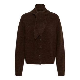Part Two Chanies Cardigan - Dames - Truien - Bruin - Maat: S