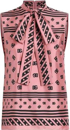 Dolce & Gabbana Logo-Print Blouse