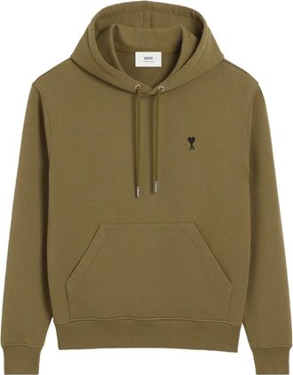 Ami Felpa Ami de Coeur con cappuccio - Verde