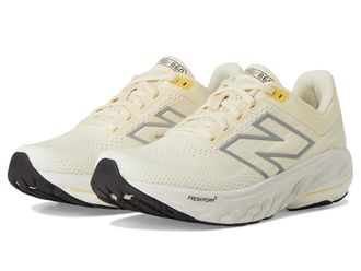 New Balance Womens Fresh Foam X 860 V14 Running Shoe, Calcium/Sea Salt/Clementine, 8