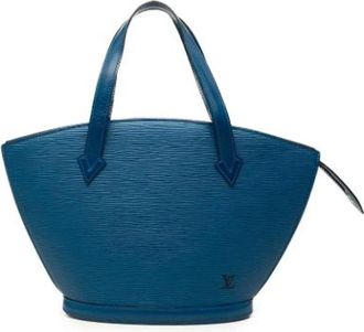 Louis Vuitton Pre-owned Saint Jacques - Dames - Vintage Handtas - Blauw - ONE Size - Leer - Vintage