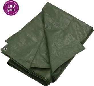 vidaXL Lona Hdpe Verde 180 G/m&sup2; 6x12 M Vidaxl