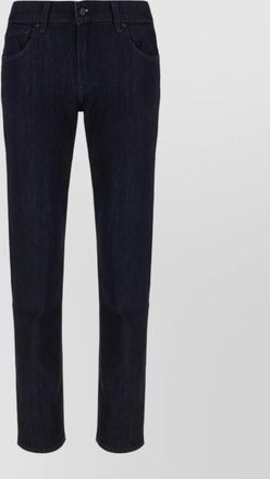 7 For All Mankind denim trousers belt loops straight leg cut