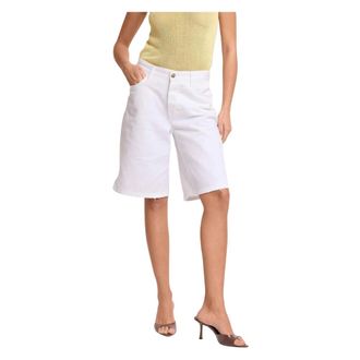 Kocca Denim Shorts, female, White, Size: 2XS Summer Chic Knee Length Shorts