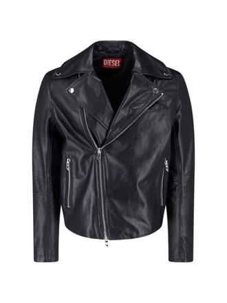 Diesel Giacca Biker In Pelle